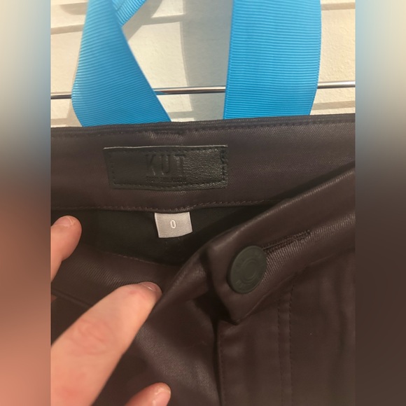 Kut From The Kloth Meg Fab Ab High Rise Coated Wide Leg Jeans NWT! - Picture 7 of 14